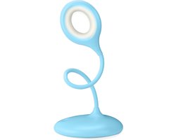 Qware Office - Flexible Desk Light - Led lamp - Toronto 39 cm - Bureaulamp - Blauw - Dimbaar