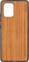 Samsung S10 LITE Teak Houten GSM / Telefoon Hoesje - Shockproof TPU Case