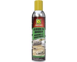 KB Home Defense - Vliegen & Muggenspray 300ml - Pesticidevrij - Voor binnen en buiten - Insectenspray - Anti vliegenspray