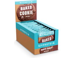 MyProtein MyProtein Baked Protein Cookie (12x75g) Double Chocolate - Functionele voeding - Eiwit Snacks