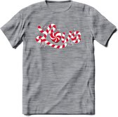 Love - Valentijn T-Shirt | Grappig Valentijnsdag Cadeautje voor Hem en Haar | Dames - Heren - Unisex | Kleding Cadeau | - Donker Grijs - Gemaleerd - XL