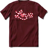 Love - Valentijn T-Shirt | Grappig Valentijnsdag Cadeautje voor Hem en Haar | Dames - Heren - Unisex | Kleding Cadeau | - Burgundy - XXL