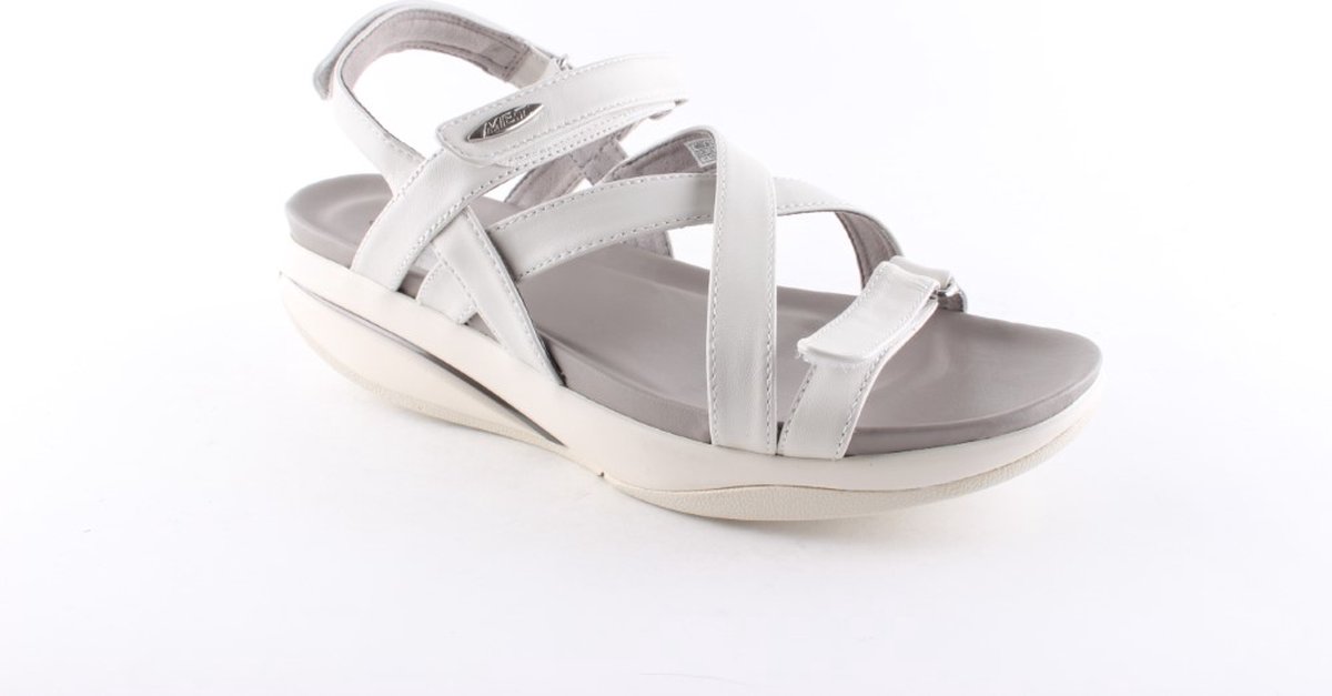 MBT klittenband sandaal KIBURI WHITE 400319 16 Wit
