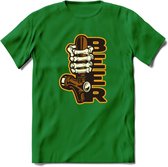 Bier Tap T-Shirt | Bier Kleding | Feest | Drank | Grappig Verjaardag Cadeau | - Donker Groen - S