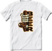 Bier Tap T-Shirt | Bier Kleding | Feest | Drank | Grappig Verjaardag Cadeau | - Wit - XXL