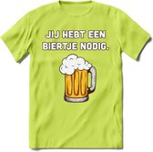 Jij Hebt Een Biertje Nodig T-Shirt | Bier Kleding | Feest | Drank | Grappig Verjaardag Cadeau | - Groen - L