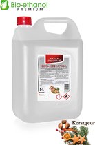Ladanas® - Bio-Ethanol 5 L - Kerstgeur - Bioethanol 96,6% - Biobrandstof