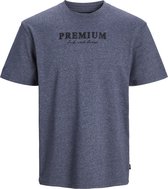 JACK&JONES PREMIUM JPRBLATAG MELANGE SS TEE CREW NECK Heren T-Shirt - Maat S