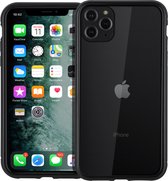Apple iPhone 11 Pro Max zwart Backcover hoesje - Glas en metaal