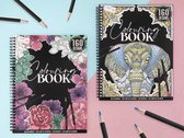 Craft Sensations Colouringbook for Adults | Set van 2 | Elk kleurboek voorzien van 80 pagina's | Kleurboek voor volwassenen | 320 designs in totaal
