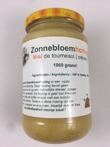 Honingland : Zonnebloemhoning, Miel de tournesol, Sunflower honey (crème)  1000 gram