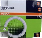 2 stuks Osram Lumilux  T9 22W/840  G10Q | koel wit