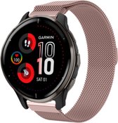 Strap-it Garmin Venu 2 Plus Milanese band - roze