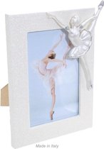 Fotolijst 19 x 14 Staand - Ballerina Fotolijstje - voor Kinderen - Glitters - Wit