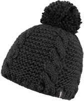 Barts Grain Beanie Muts Met Pom Zwart One Size