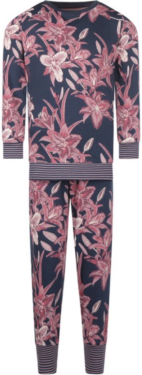 Charlie Choe - Meisjes - Pyjama - Lounge set - Blauw - Lelie - Maat 74/80