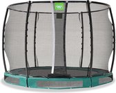 EXIT Allure Premium inground trampoline rond ø305cm - groen