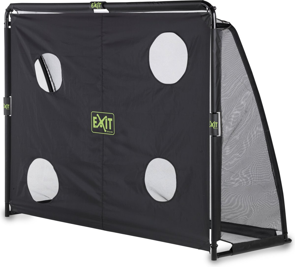 EXIT Coppa Stalen Voetbaldoel 220x170cm - Voetbal Goal - Voor Kinderen - Tuin - Zwart — afbeelding 2