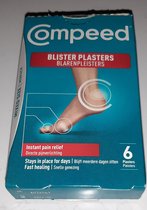 Compeed Blister plasters - blarenpleisters - 6 pleisters - mixpack small, medium en teen