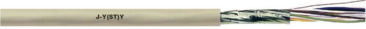 LAPP 1591301/100 Telefoonkabel J-Y(ST)Y 2 x 2 x 0.6 mm Grijs 100 m