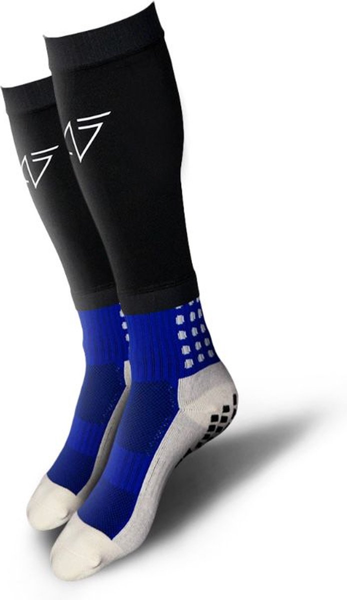 AG COMFORT Compressie - Gripsock - Voetbal - Anti-slip sokken - Color - Blue