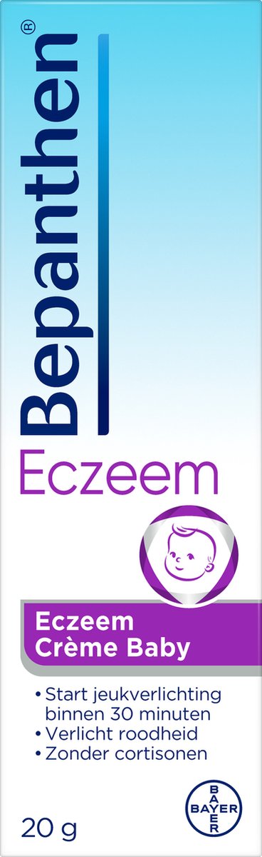 Bepanthen Eczeem Creme - verlicht jeuk en roodheid - mild tot matig atopisch eczeem - ook bij baby's - 20 gram - Bepanthen