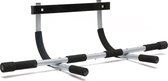 Optrekstangen - Pull Up Bar - 2 in 1 dip en pull up bar bovenlichaam - voor TRX training, bokstraining -zwart zilver - 51 x 19.5 x 9cm