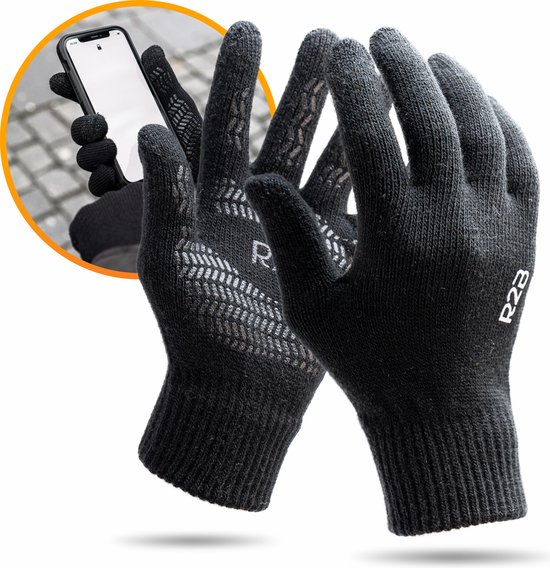 R2B Handschoenen heren winter - Touchscreen handschoenen - Handschoenen dames winter - Heren maat S/M- Dames maat L/XL