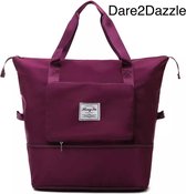 Tas - Reistas - Sporttas - Handbagage - Opvouwbaar - Purple Red - Dare2Dazzle