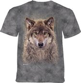 T-shirt Grey Wolf Forest 4XL