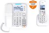 Alcatel XL785 Combo Senioren vaste en draadloze telefoon met extra grote toetsen en antwoordapparaat