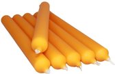 24x Oranje Tafelkaarsen - 21cm - Dinerkaarsen - 8 Branduren - Kandelaarkaarsen