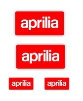 Aprilia logo voor op de motor of bijvoorbeeld de auto set van 4 stuks