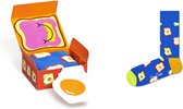 Happy Socks XTEG01-6300 Toasted Egg Socks Gift Box 1-Pack - 36-40