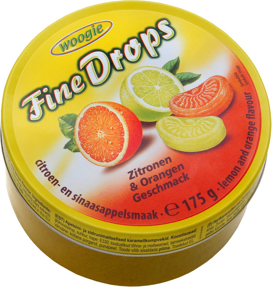 Woogie Zuurtjes Citroen & Sinaasappel 175g