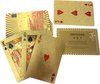 Afbeelding van het spelletje Gouden speelkaarten - Gouden Pokerkaarten - Gouden kaartset - Luxe Speelkaarten
