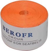 Autogordel Polyester/Nylon in kleur Oranje