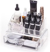 Organisateur de Maquillage UNIQ avec 1 tiroir SF-1061 (U310) - Boîte de rangement pour cosmétiques - Transparent
