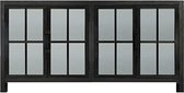 Wandmeubel zwart 175 x 90 cm / 1257