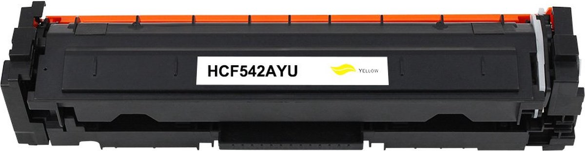HP CF542A - Toner Geel - 1300 pagina's - Huismerk Compatible - Geschikt voor HP Canon i-Sensys 623cw Canon i-Sensys LBP621cw Canon i-Sensys MF641cw Canon i-Sensys MF643cdw Canon i-Sensys MF645cx HP Color LaserJet Pro M254dn - HP toner