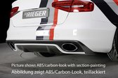 RIEGER - PERFORMANCE REAR DIFFUSER RS5 LOOK - AUDI A4 B8 / S4 B8 2012+ - GLOSS BLACK