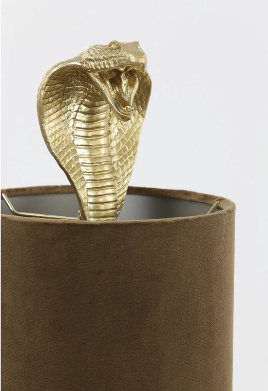 Tafellamp Lamp Slaapkamer Lamp Goud Slang 68 cm hoog