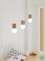 LIGHTESS - Houten hanglamp - E27