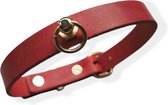 PROVOCATEUR - Leren BDSM Collar met Ring - BDSM Halsband - Bondage Collar - Choker - Sexy Cadeau - Dunne halsband voor Vrouwen - Day Collar - Skinny Collar - Luxe Bondage Gear - Ec