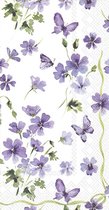 IHR - Purple spring - Papieren gastendoekjes