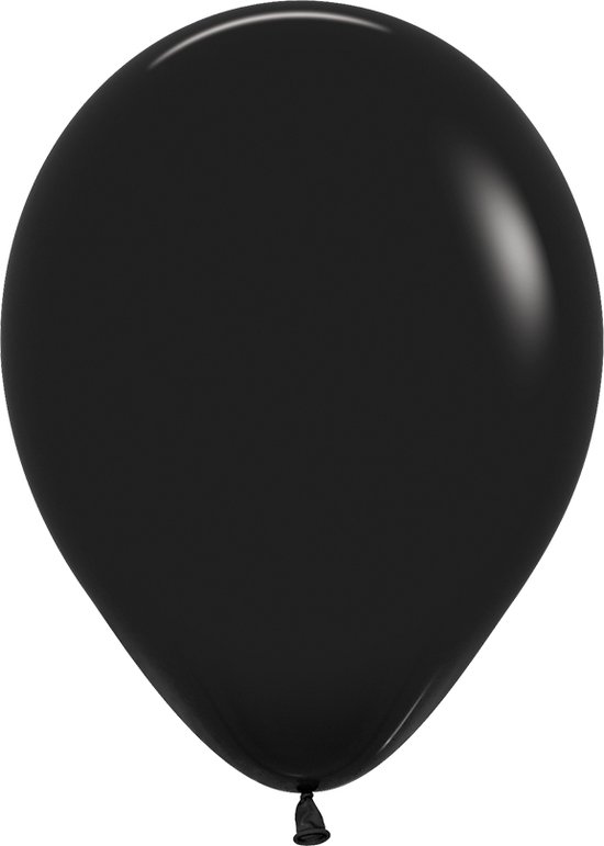 Sempertex Ballonnen Fashion Black | 50 stuk | 5 inch | 13cm