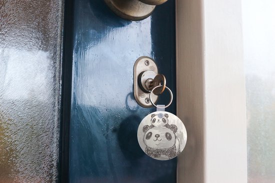 Porte-clés - Enfant - Panda - Mère - Plastique - Rond - Cadeaux à distribuer - Cadeaux Sinterklaas - Cadeaux à distribuer pour enfants - Cadeaux chaussures - Petits cadeaux