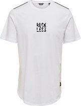 ONLY KOBANDY FIT S/S LONG TEE BOX JRS Jongens T-shirt - Maat 146/152