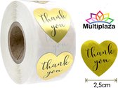 Stickers " Thank you" goud 50 stuks ▪︎ MULTIPLAZA ▪︎ promoten bedrijf ▪︎ bedanken ▪︎ pakket ▪︎ brief