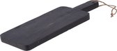 Serveerplank Paulownia 40 x 15 x 2 Cm Zwart Mangohout Rechthoekig